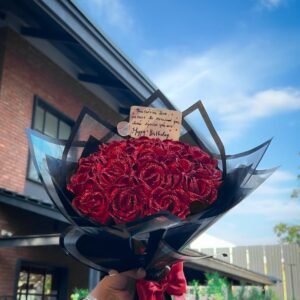 Eternal bouquet (18 roses )