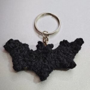 Crochet batman keychain